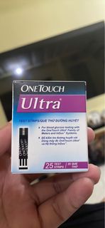 OneTouch Ultra blood sugar test strips 25pcs