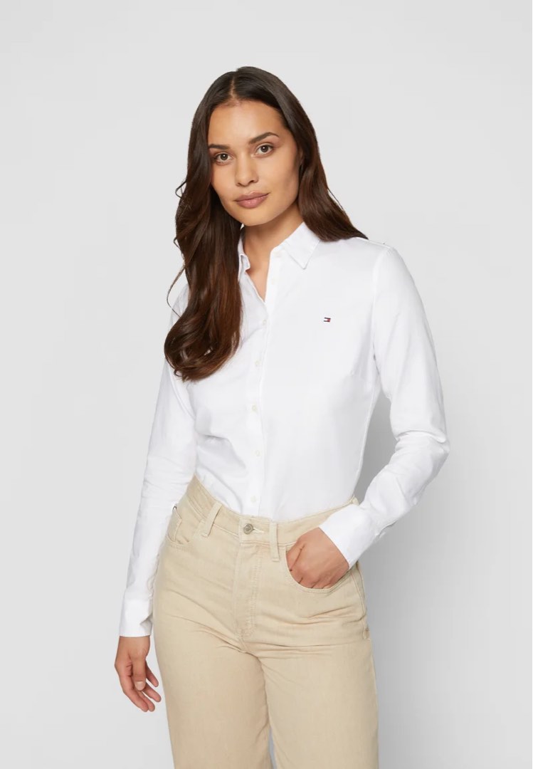 Tommy hilfiger sale ladies white shirt