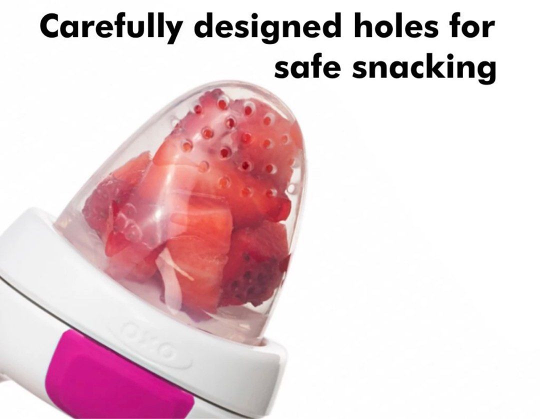 Oxo Tot Silicone Self-Feeder Teether / Fruit Pacifier Silicone Soother (Category: Soothers & Pacifiers) located in Rizal. Submitted by nyrhmcm (Listing ID 1293252215, Image 3). Description: Php450 + SF Condition: EEEUC 1st Owner.