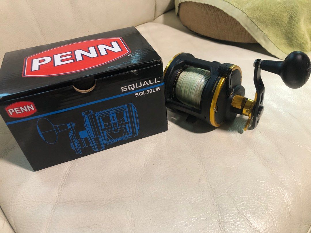 Penn SQL30LW Squall Level Wind Reel New Fishing Reel - sporting