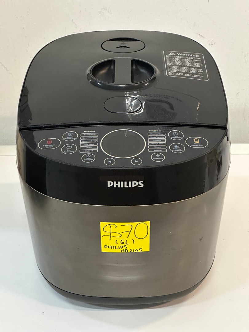 PHILIPS HD2145 ALL IN ONE MULTICOOKER 6L Condition 8 10 70 Kim 88118368