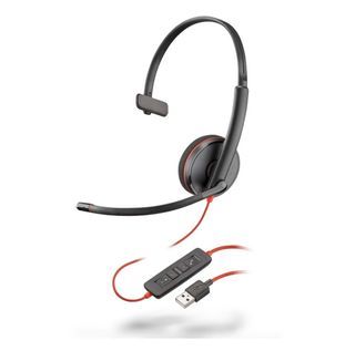 Poly Plantronics Blackwire C3210 3210 USB-A Wired Headset Single-Ear Mono with Boom Mic Headphones