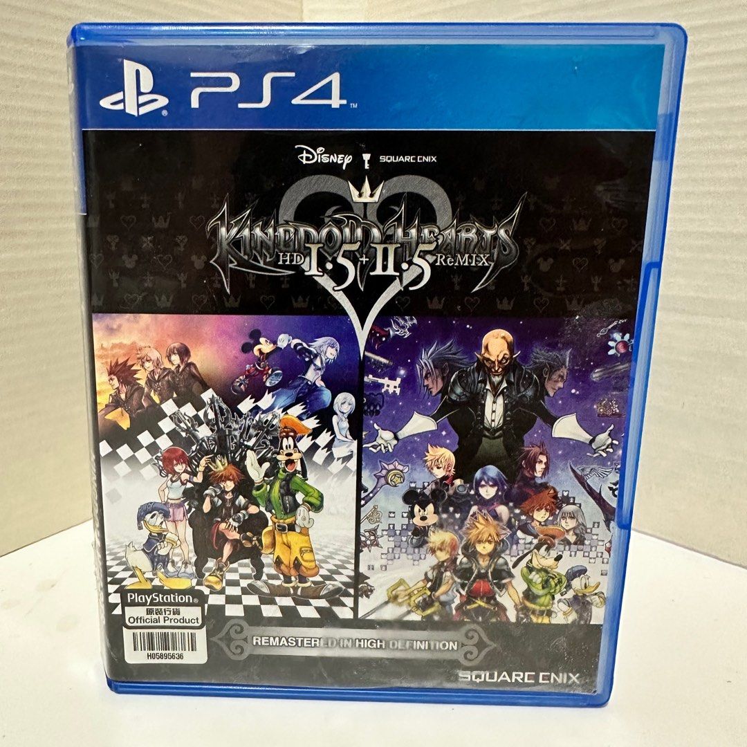 PS4 Games Kingdom Hearts HD 1.5 2.5 Remix R3 English Sora