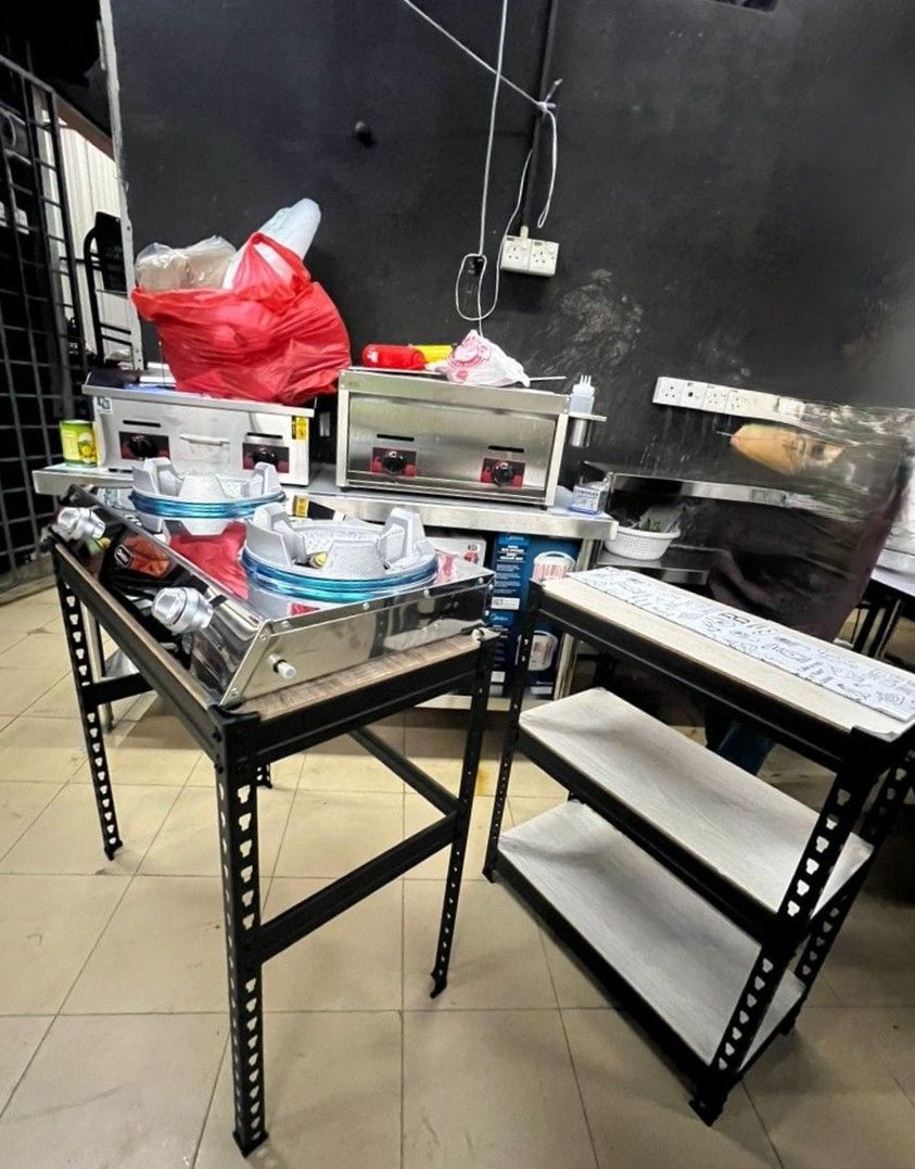 RA rack meja dapur memasak table ke, Furniture & Home Living, Furniture ...