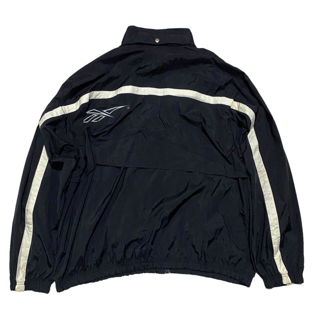 Reebok vintage stripe windbreaker jacket
