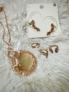 Rose Gold Jewelry Set