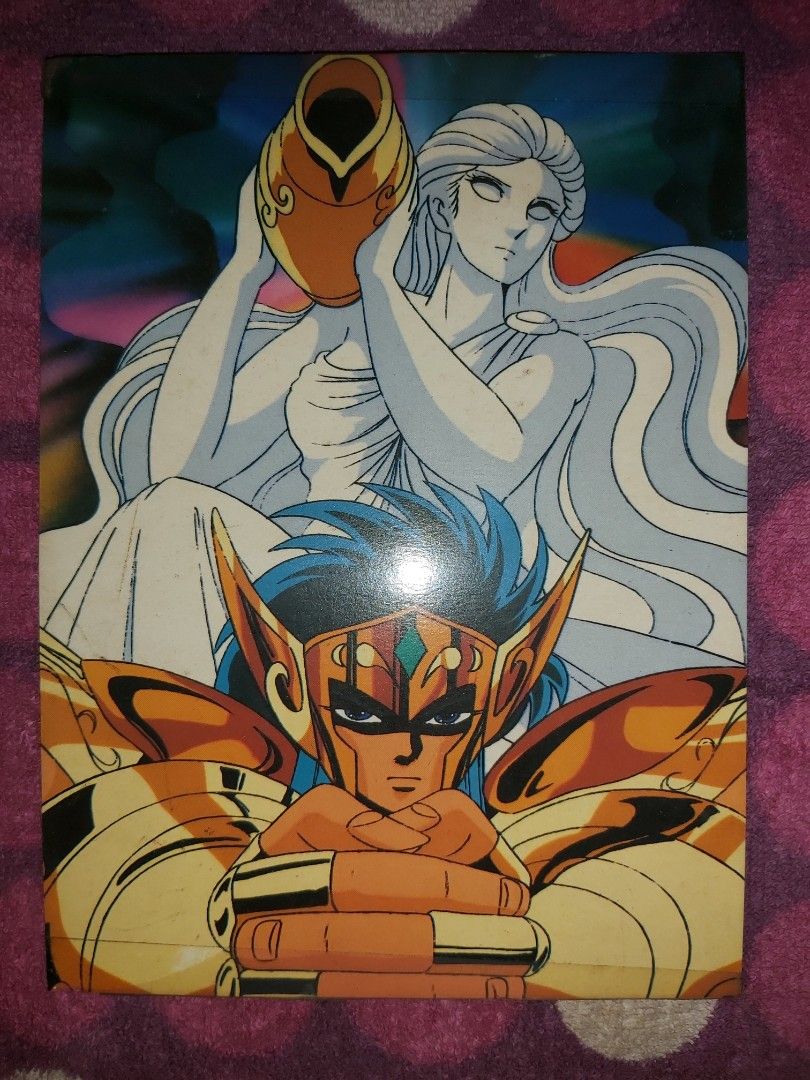 Saint Seiya 聖鬥士星矢 大咭 大卡 紙咭 20.5x15cm amada 黃金 水瓶座 卡妙 曙光女神之寬恕 雙子座 双子座 黃金聖衣  神話 十二宮 Gimini 撒卡 卡隆 仙女座 瞬 收藏咭 當年品 Collection Card 最後一張 絕版超罕極稀 歡迎出價 價合即賣！