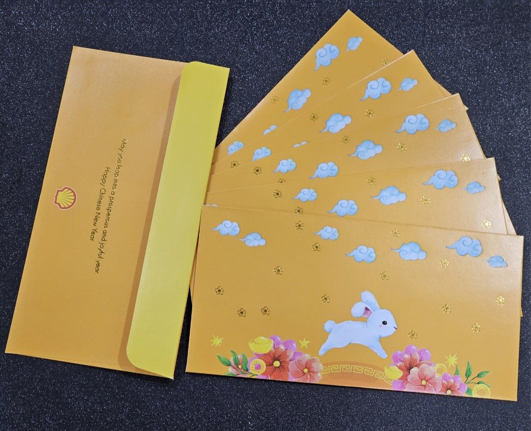 [SET] Shell Rabbit year 2023 red packet/angpow/ang pow/hongbao/sampul ...