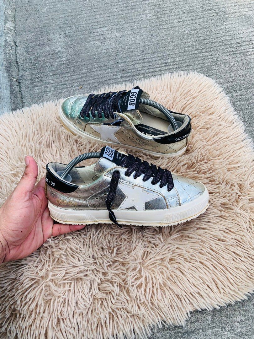 Size35 36 5 6women GGDB GOLDEN GOOSE DELUXE BRAND 2pairs available Women s Fashion Footwear Sneakers on Carousell
