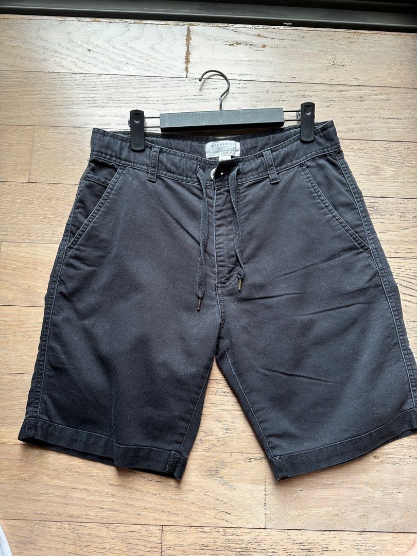 Size 32 Cotton On Tailored Casual Shorts Black Men s Fashion Bottoms Shorts on Carousell