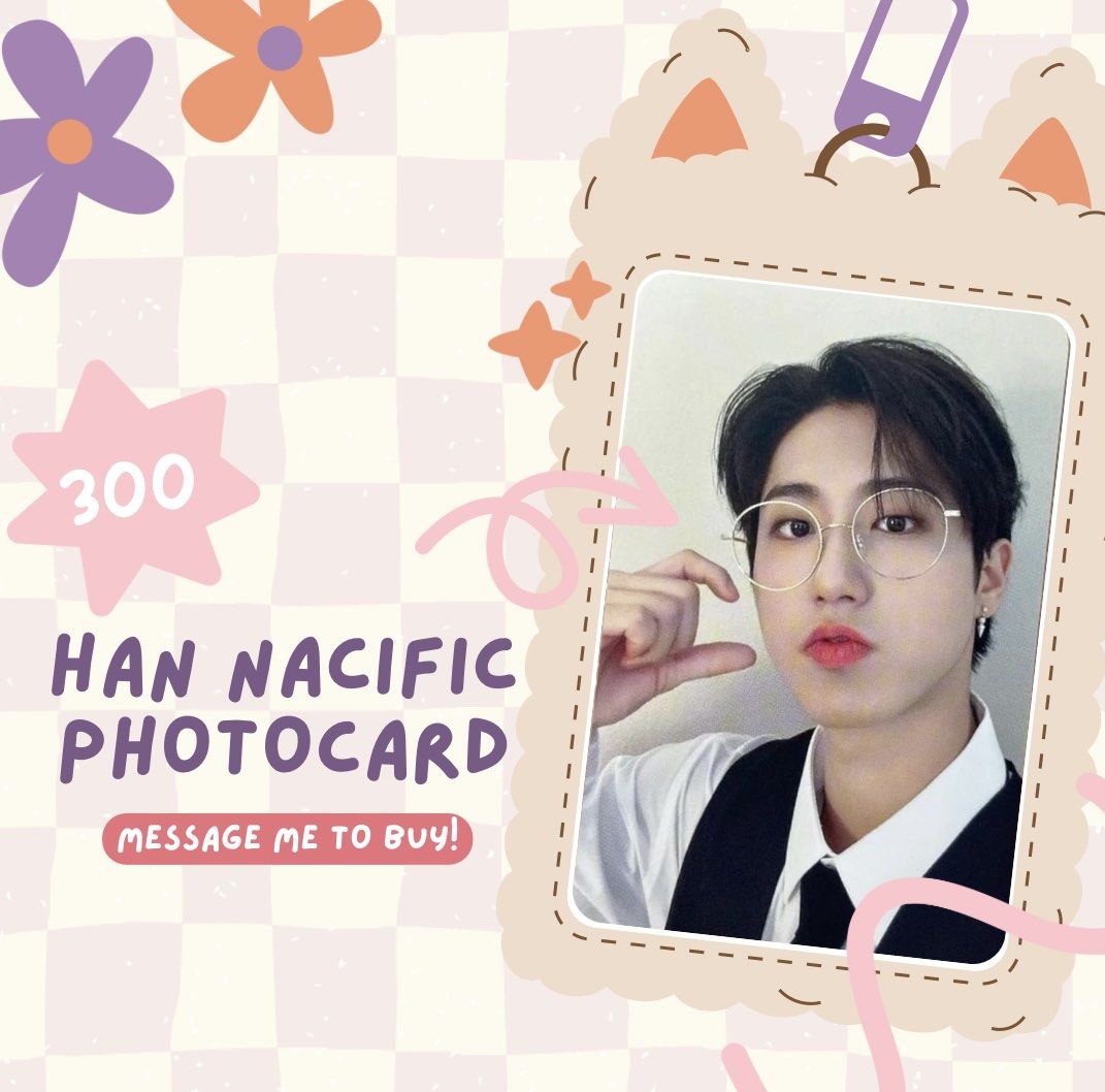 StrayKids Han Nacific Specs Pc (Category: CDs & DVDs) located in Manila. Submitted by yna_2001 (Listing ID 1281945158, Image 1). Description: mint condition payo / 1 week dop (with 50% nrdp).