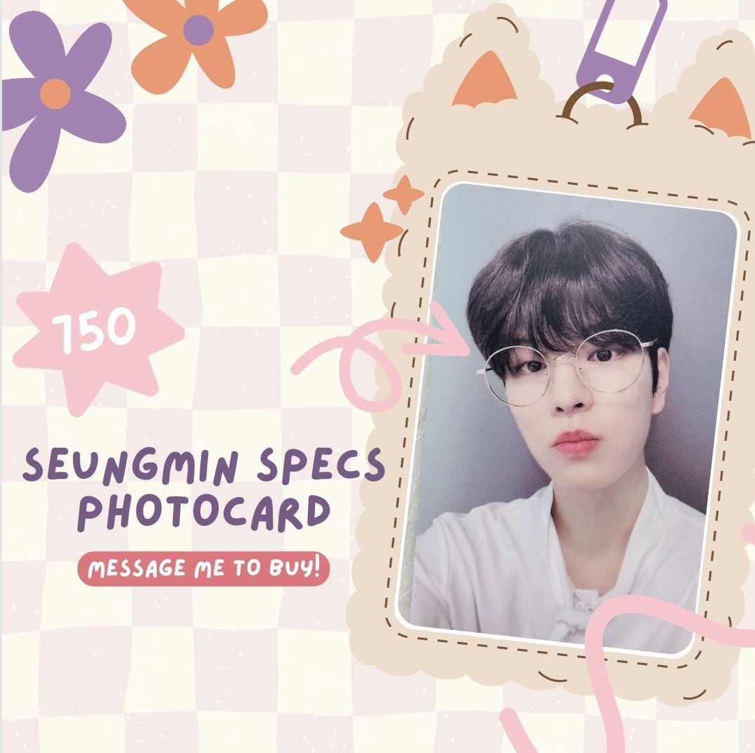 StrayKids Seungmin Specs Maxident LD (Category: K-Wave Merchandise) located in Manila. Submitted by yna_2001 (Listing ID 1281944733, Image 1). Description: .