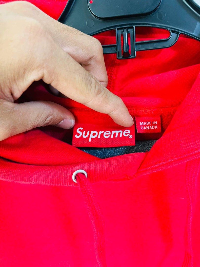 Supreme Arabic Logo Hoodie Red