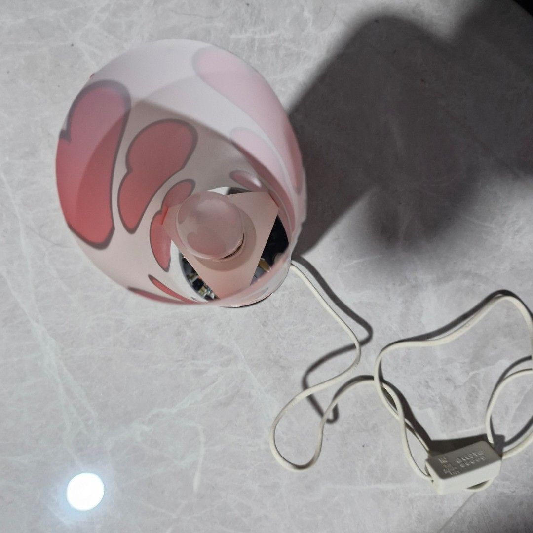 Table Lamp (Category: Lighting) located in Singapore. Submitted by tom13tjt (Listing ID 1293510521, Image 3). Description: Love Print table lamp lamp included 1 for $10 x2.