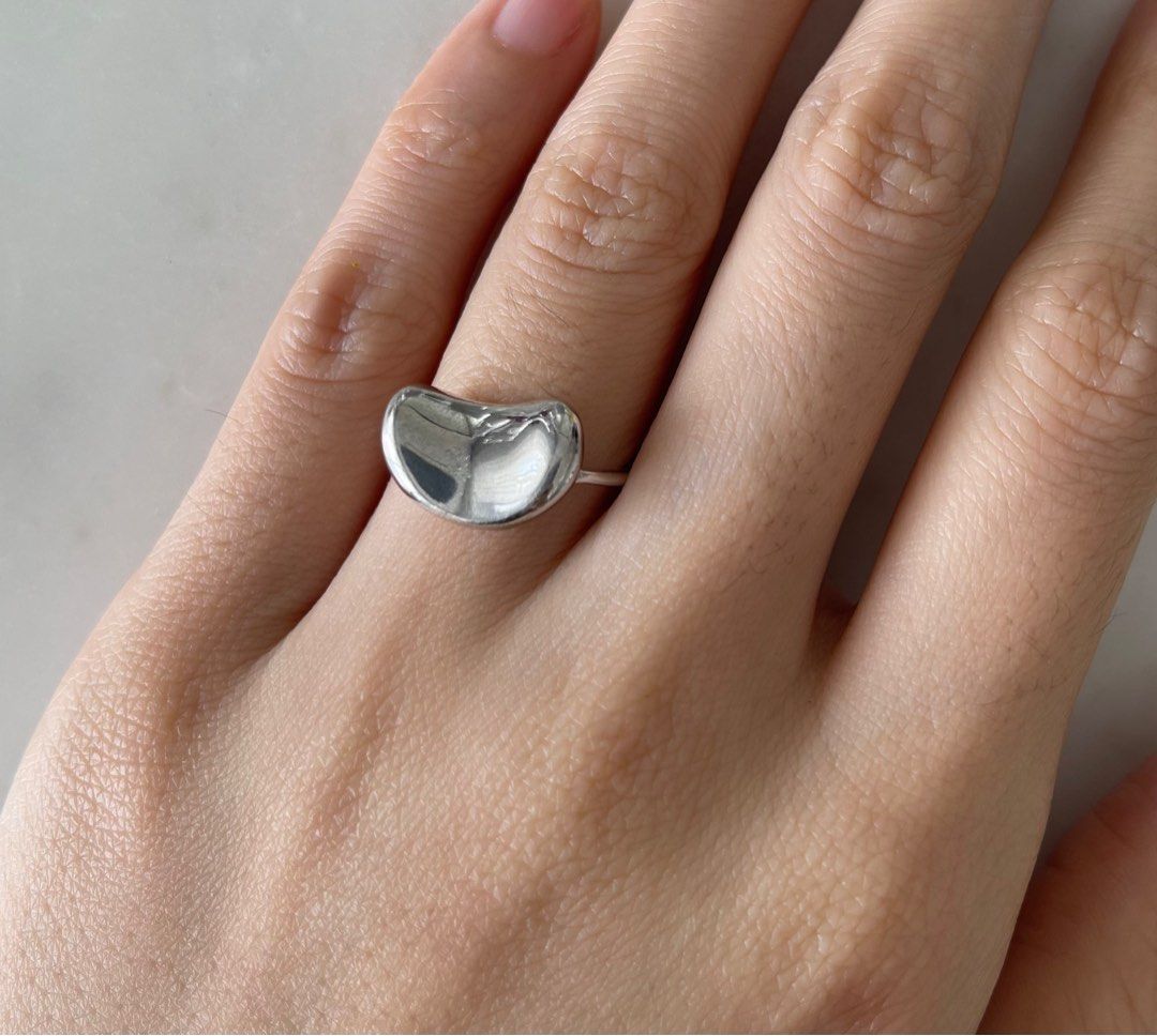 Tiffany Co Elsa Peretti Kinetic Bean Ring 1985