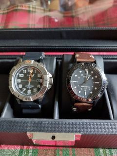 Timex Watches (Expedition North and Leather) plus boxes