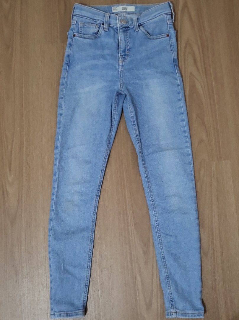 topshop jamie jeans light blue