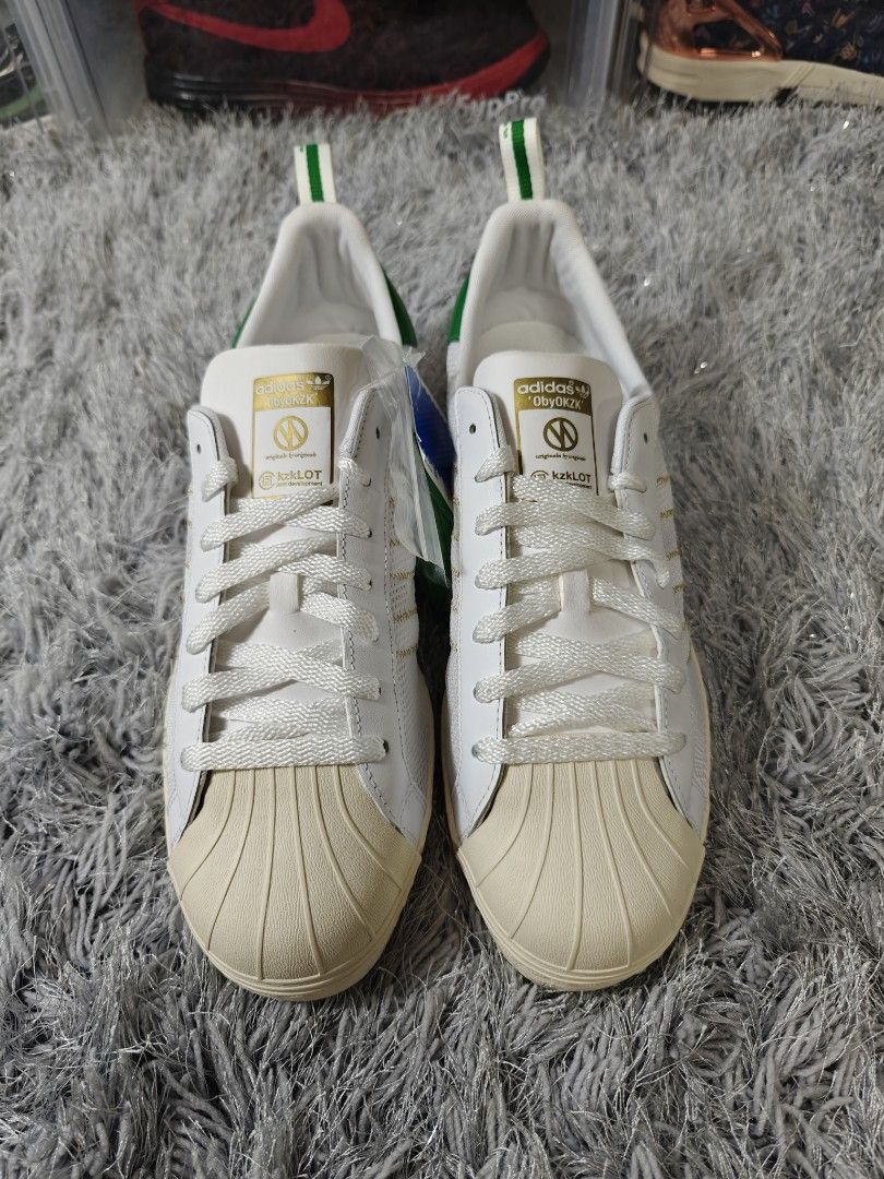 adidas gazelle silver green womens Adidas x CLOT Mens EX Orange Superstar By EC Shoes  Extra Butter