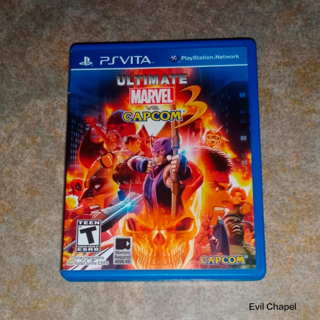 Jeu Vidéo PS Vita Bon état Jeu PS Vita Ultimate Marvel Vs Capcom 3 : Fate Of Two Worlds – Bon état, Disque Fonctionnel Jeu Vidéo Portable Bon état