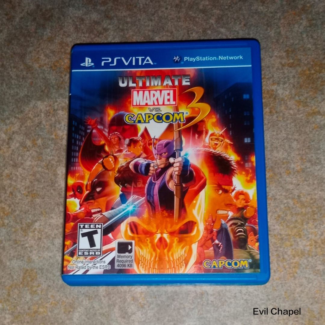 Ultimate Marvel Vs. Capcom 3 PS VITA R1 (Category: PlayStation) located in Mandaluyong City. Submitted by evilchapel (Listing ID 1293548517, Image 1). Description: FS: Ultimate Marvel Vs. Capcom 3 PS VITA R1 Payment: Bank Transfer, Meetup Meetups: SM Megamall (mornings only) .