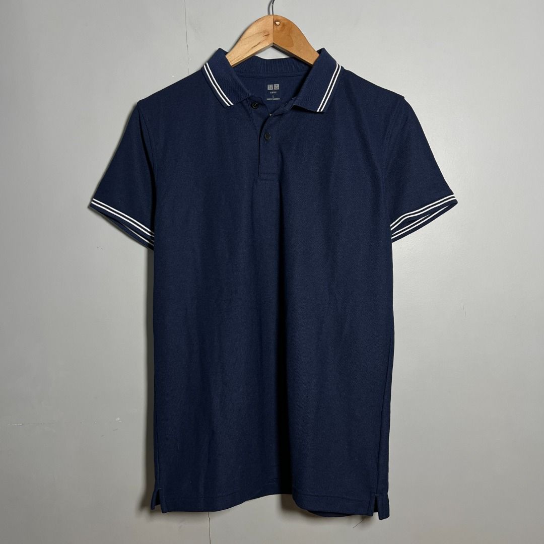 Uniqlo slim fit polo shirt online
