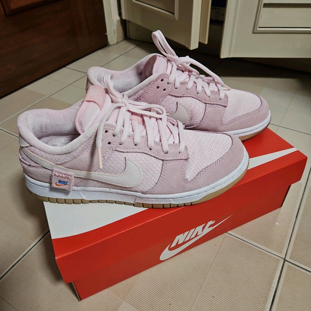 Pink Sb Dunk Bears Nike Dunk Low Teddy Bear Women's Soft Pink