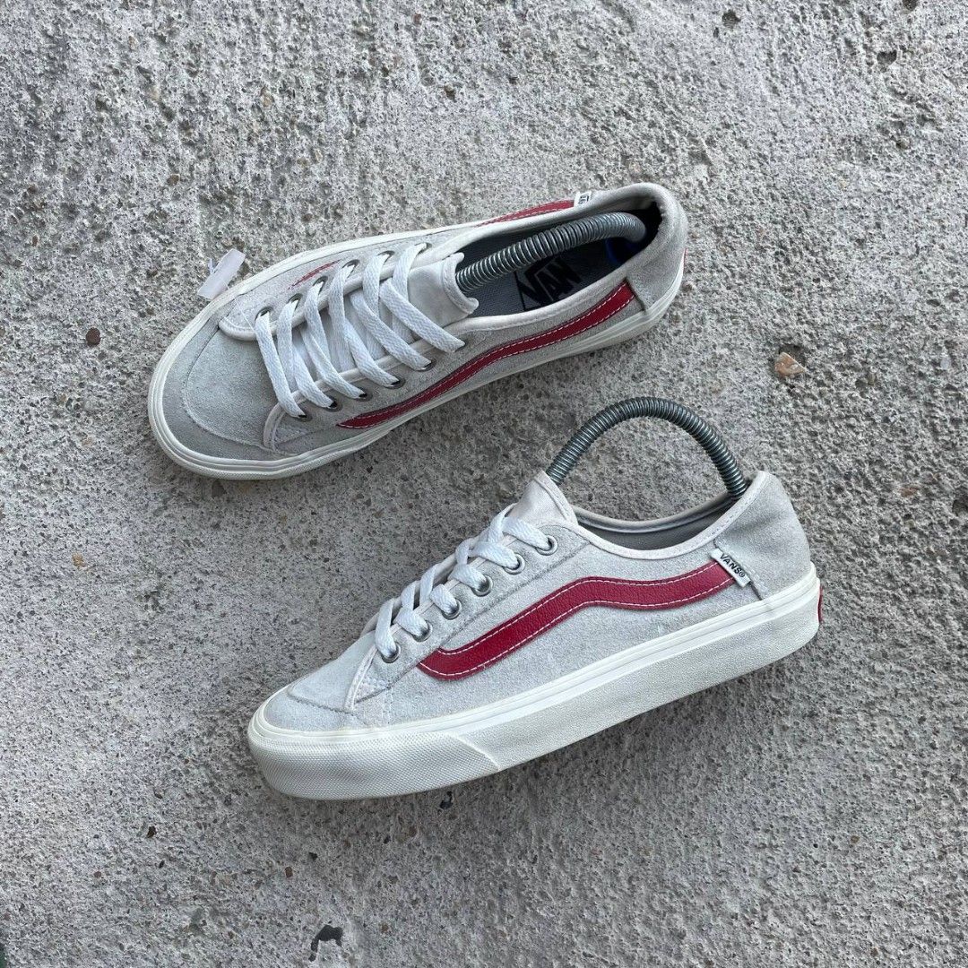 Vans Black Ball Sf White Red 6UK RM8O