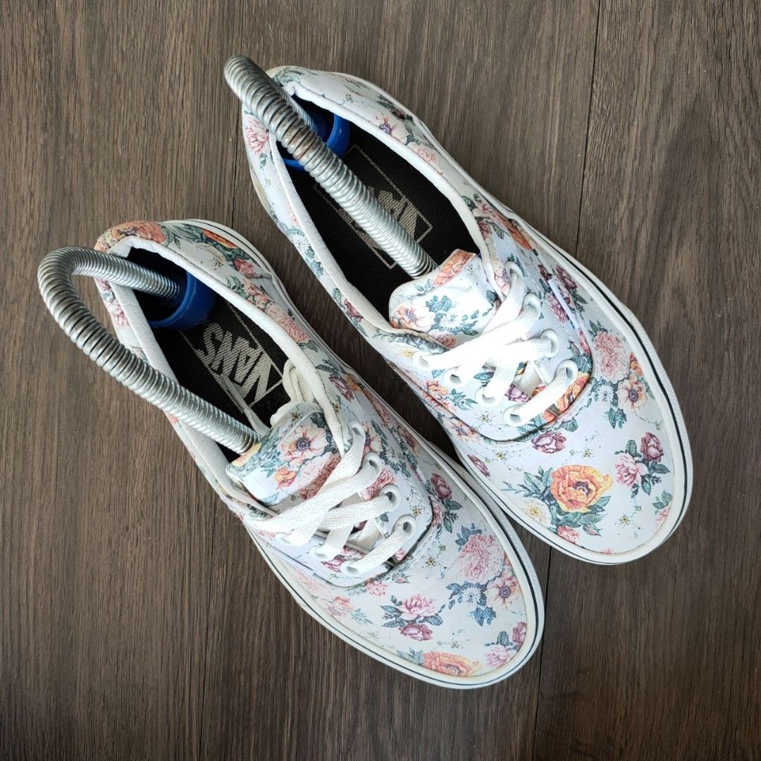 Vans garden floral slip on cheap