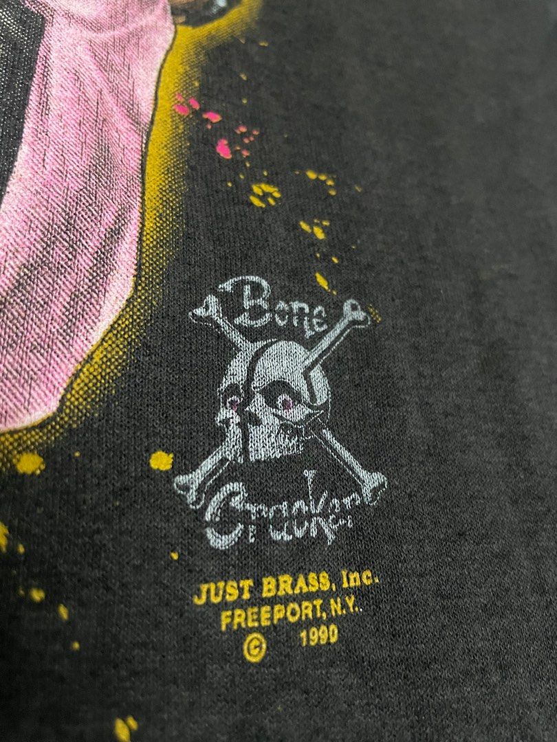 Vintage 1990 Just Brass Inc Skull Freeport NY Skull Concert