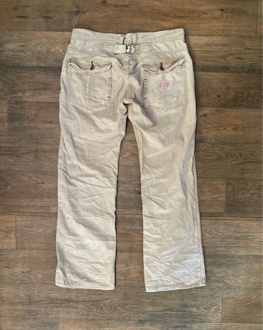 Vintage Edwin overworks Factory Pants (Category: Jeans) located in Zamboanga. Submitted by sajidkhandaham (Listing ID 1293521999, Image 2). Description: Size 34 Length 41” 800 add sf.