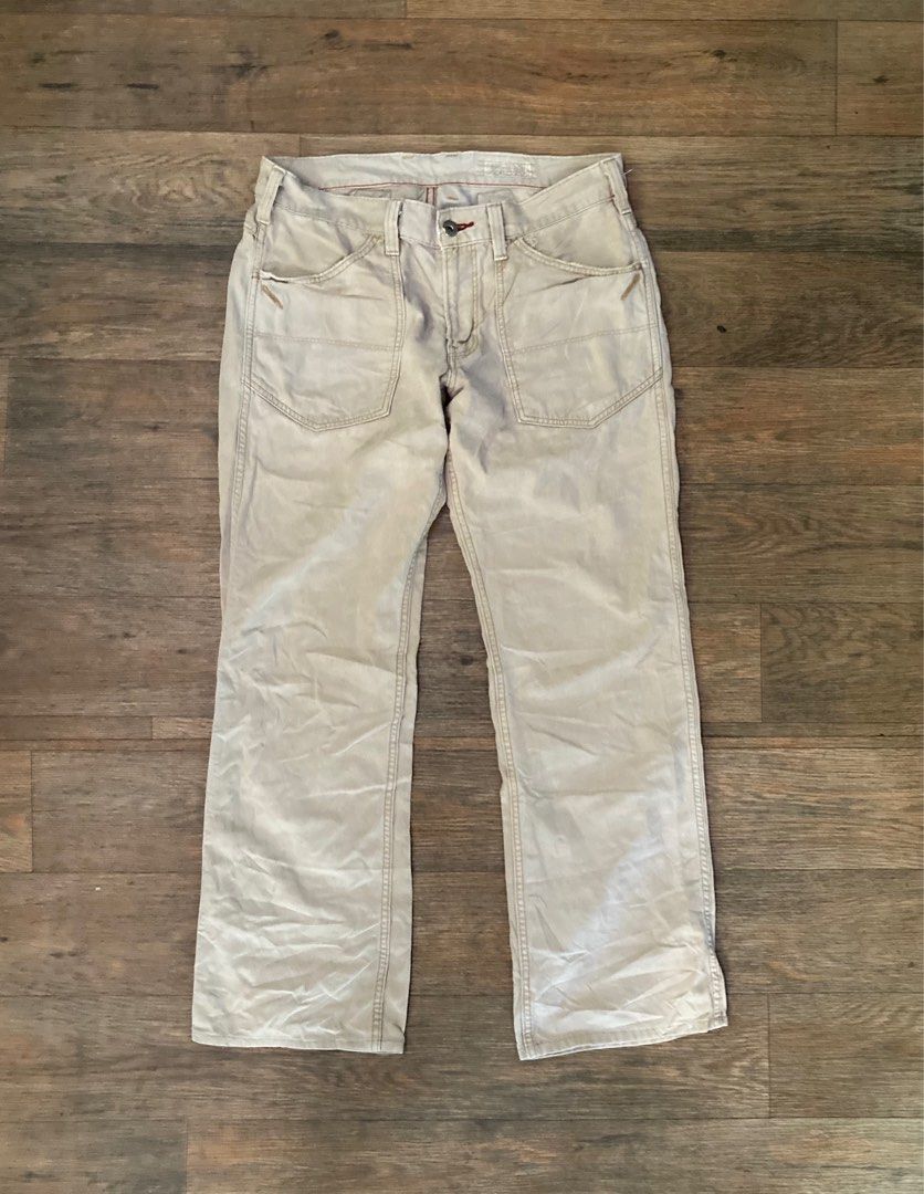 Vintage Edwin overworks Factory Pants (Category: Jeans) located in Zamboanga. Submitted by sajidkhandaham (Listing ID 1293521999, Image 1). Description: Size 34 Length 41” 800 add sf.