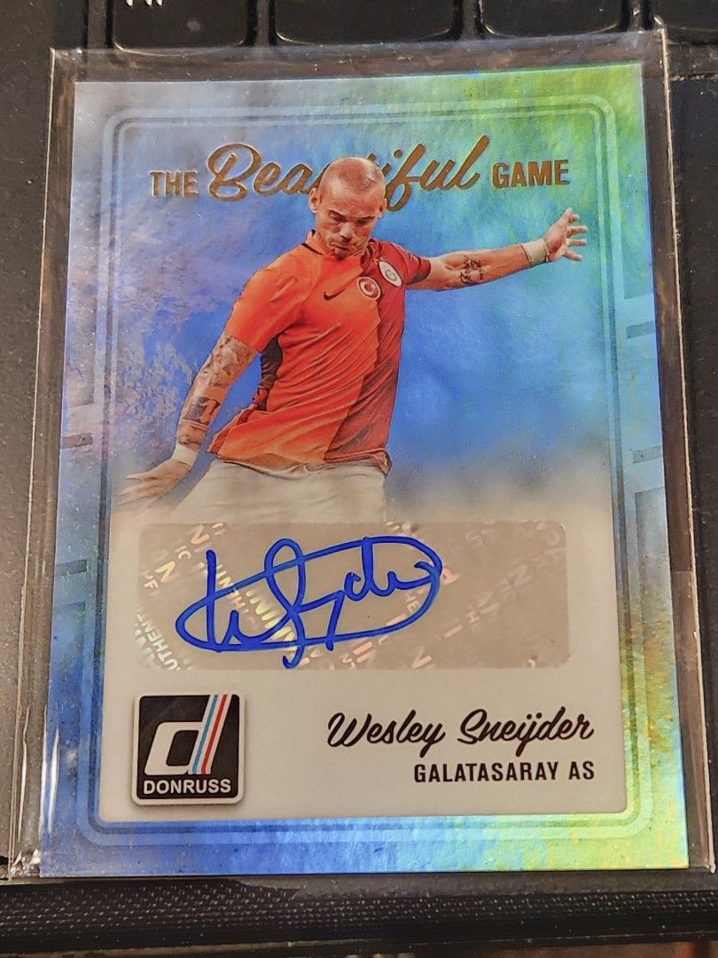 Wesley Sneijder 史奈達Panini Donruss Auto 簽名卡足球卡, 興趣