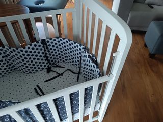wood sturdy imported premium baby cot