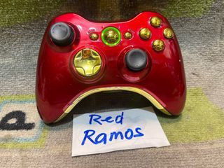 Xbox 360 wireless controller iron man edition by controller chaos NO ISSUE Fully tested! LIKE NEW!!