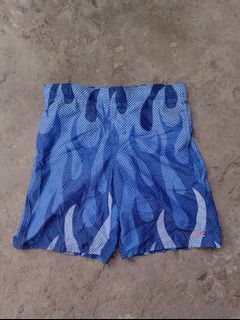 Y2k Nike flames swim shorts
