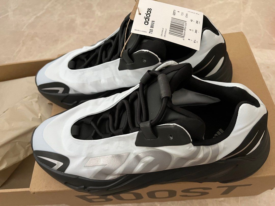 yeezy 700 bone on feet