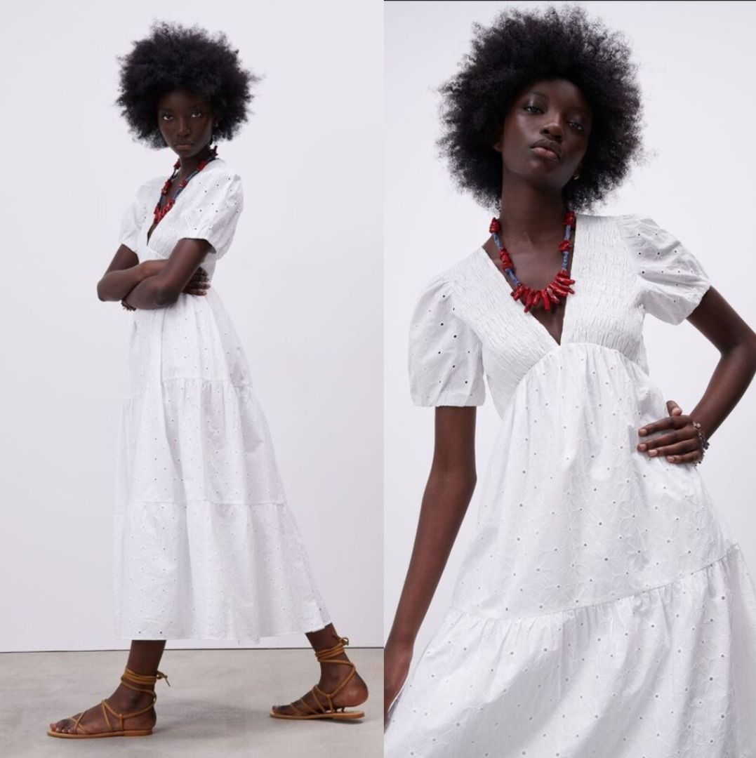 Broderie dress zara new arrivals