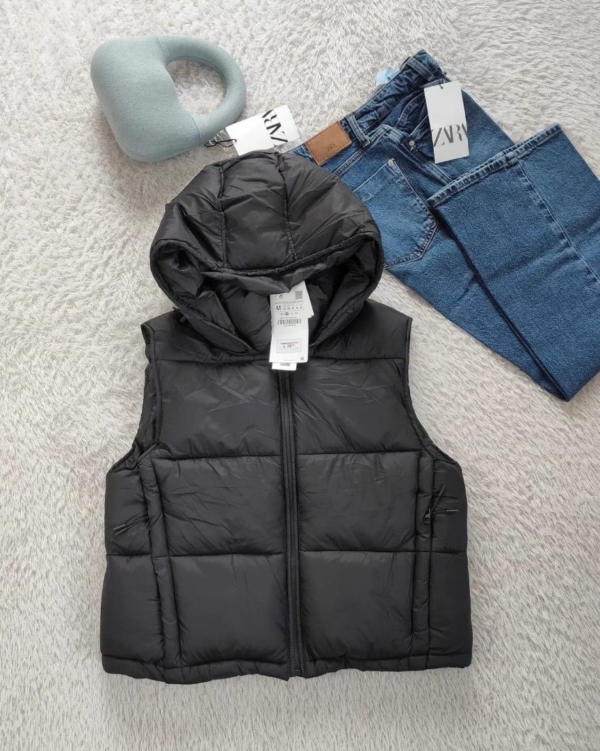 Zara Water Repellent Puffer Gilet Zara Puffer Gilet Water Repellent