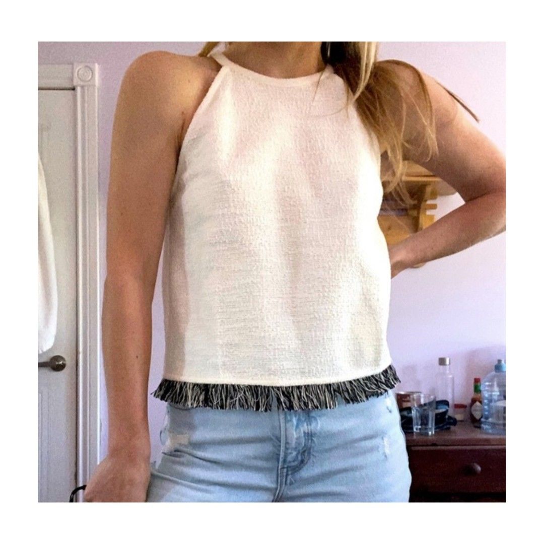 BNWT] Zara Corset Top, Women's Fashion, Tops, Sleeveless on Carousell