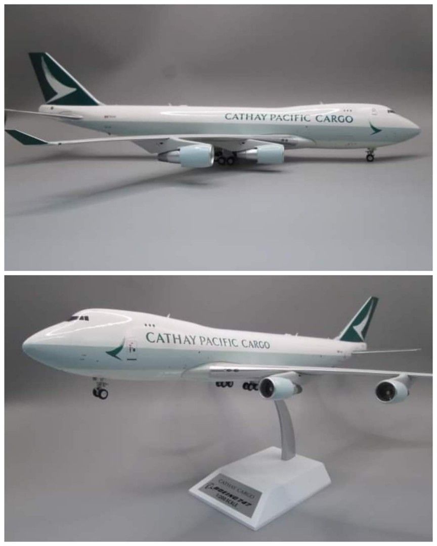 1/200 Jfox 國泰貨運747-400ERF 飛機模型, 興趣及遊戲, 玩具& 遊戲類