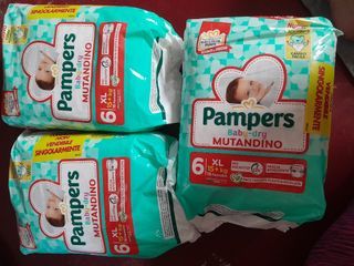 3 packs Pampers baby dry pants XL