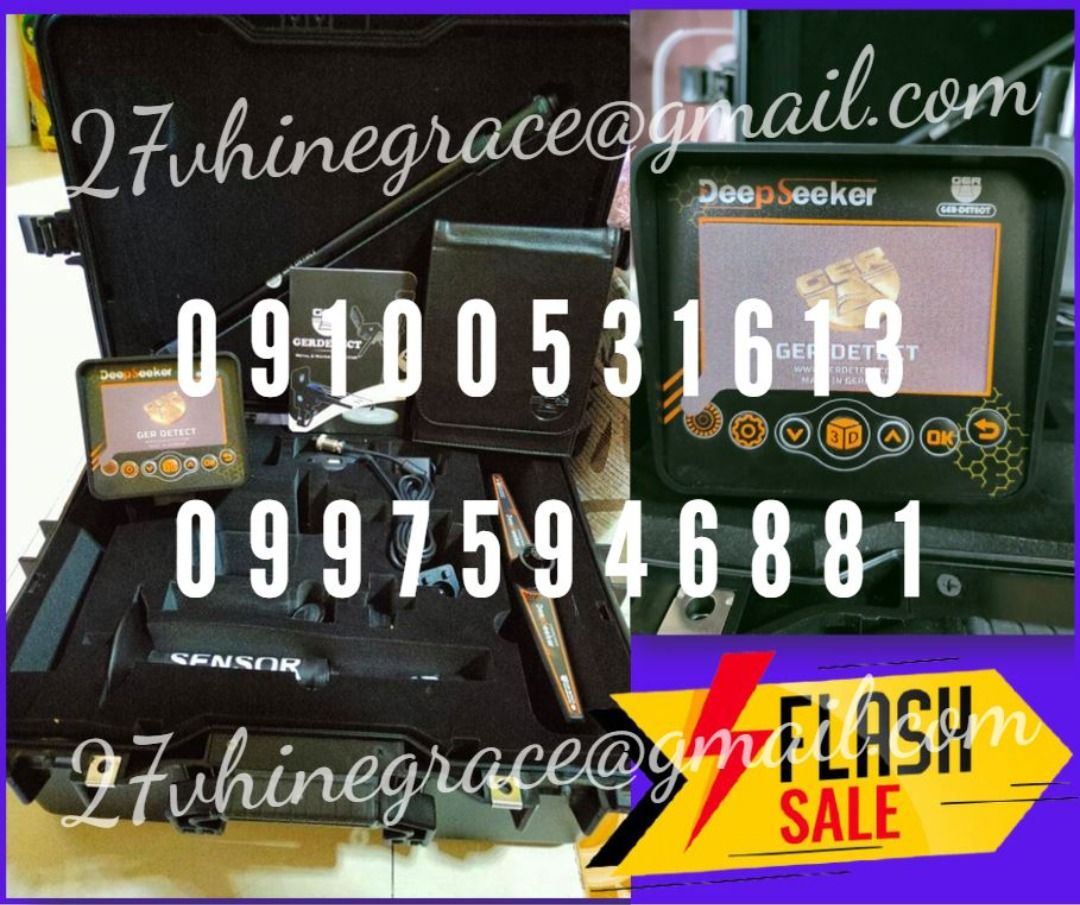 5 Search System Gold Detector 40 Meters Depth (Category: Construction Tools & Equipment) located in Caloocan City. Submitted by ayabheldiane-20162 (Listing ID 1293626402, Image 1). Description: ₱ 450,000 🔥Deep Seeker Device 5 Search System Gold Detector 🌏 We Can Deliver Nationwide 👉 AP Cargo, LBC & Lalamove etc. ✅ 1 Year Warranty ✅ 100% Legit Distributor ✅ CE and ISO Certified ✅ Authorize Dealer DEEP SEEKER operates on five different search sy