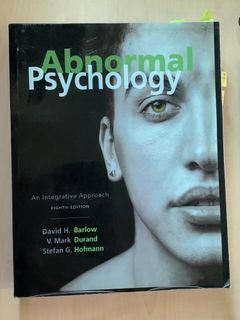 Abnormal Psychology: Eighth Edition (Barlow, Durand, & Hofmann)