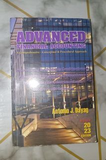 Advanced Financial Accounting by Dayag