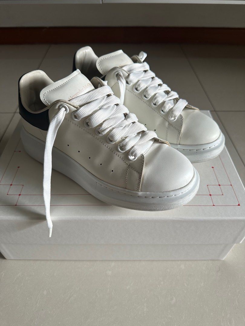Alexander McQueen Heel Tab Wedge Sole Sneaker Women s Fashion Footwear Sneakers on Carousell