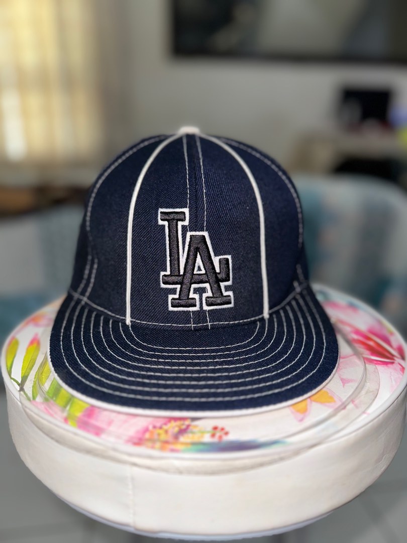 American Needle Cooperstown Collection MLB LA Dodgers Blue W/Whte  StripeFlat Hat, Men's Fashion, Watches & Accessories, Cap & Hats on  Carousell