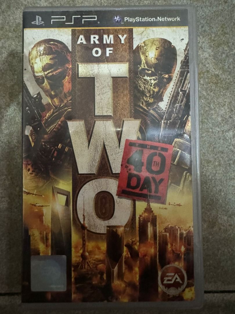 Army of Two PSP R3 (Category: PlayStation) located in Mandaluyong City. Submitted by evilchapel (Listing ID 1293573255, Image 1). Description: FS: Army of Two PSP R3 Complete (w/ Replacement Case) Payment: Bank Transfer, Meetup Meetups:, SM Megamall, Shangri La .