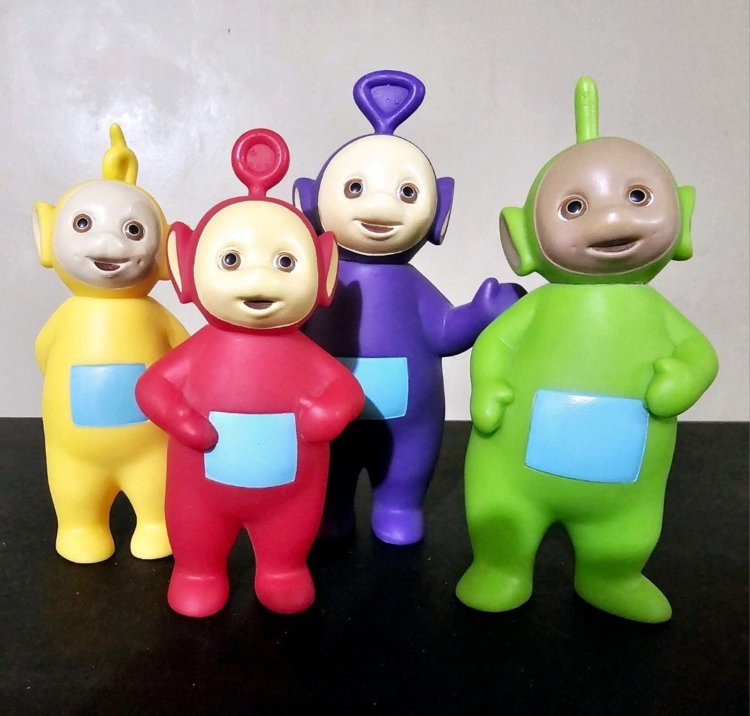 Authentic Hasbro Teletubbies (Category: Figurines & Statues) located in Binan City. Submitted by jca2025 (Listing ID 1293580192, Image 1). Description: rare vi nylnset in very good condition no issues 6 inch scale.