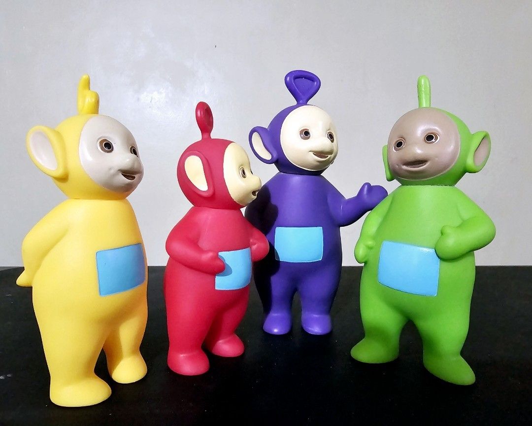 Authentic Hasbro Teletubbies (Category: Figurines & Statues) located in Binan City. Submitted by jca2025 (Listing ID 1293580192, Image 2). Description: rare vi nylnset in very good condition no issues 6 inch scale.