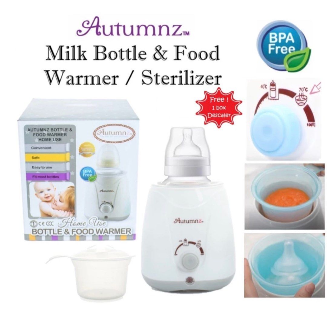 Autumnz Milk Bottle Warmer Baby Breastmilk Food warmer Steriliser